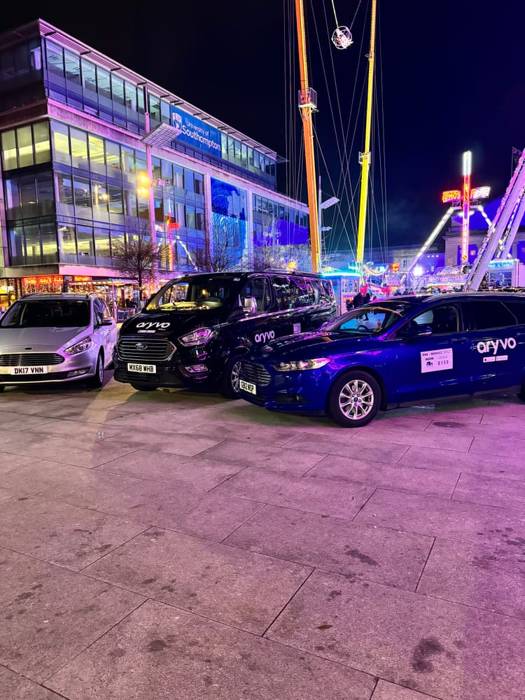 Festive ride inside a comfy car